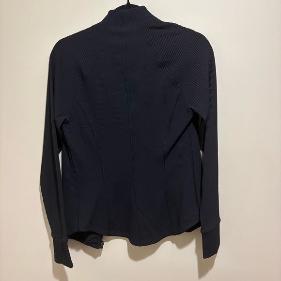 BLACK Athleta Salutation Ribbed Jacket - Picture 5 of 6